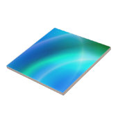 Abstracte keramische tapijten tegeltje (Zijkant)