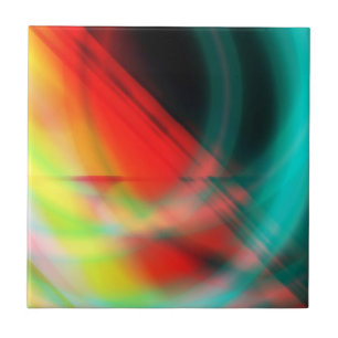 Abstracte keramische tapijten tegeltje