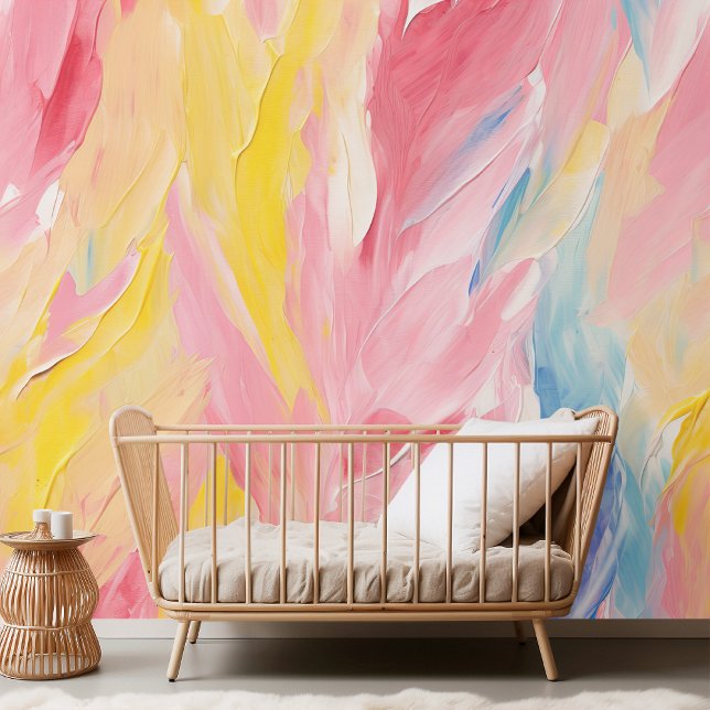 Abstracte Kerst Acryl & Waterverf Textuur Behang (Creator heeft geüpload)