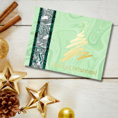 Abstracte kerst! (Boom) Briefkaart