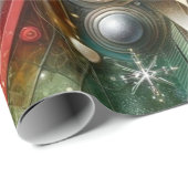 Abstracte kerst cadeaupapier (Rol Hoek)