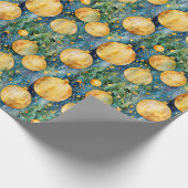 Abstracte kerst cadeaupapier (Hoek)