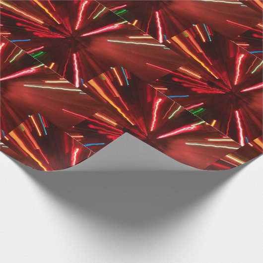 Abstracte kerst cadeaupapier (Hoek)