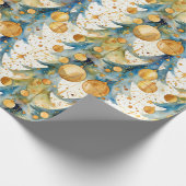 Abstracte kerst cadeaupapier (Hoek)