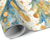 Abstracte kerst cadeaupapier (Rol Hoek)