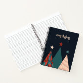 Abstracte kerstbomen voor kerst notitieboek (Binnen)