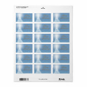 Abstracte kerstboom etiket (Full Sheet)