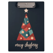 Abstracte kerstboom klembord (Voorkant)
