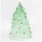 Abstracte kerstboom sticker (Voorkant)