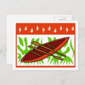 Abstracte kerstmis feestdagenkaart (Voorkant / Achterkant)