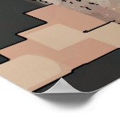 Abstracte keuken poster (Hoek)