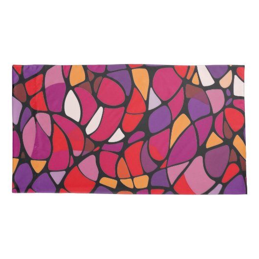 Abstracte King Single Kussensloop (Achterkant)