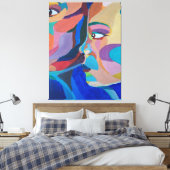 Abstracte Klassieke Kunstvorm Canvas Afdruk (Insitu (Slaapkamer))