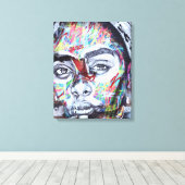 Abstracte Klassieke Kunstvorm Canvas Afdruk (Insitu (Houten vloer))