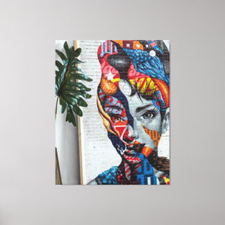 Abstracte Klassieke Kunstvorm Canvas Afdruk