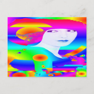 Abstracte Kleur Droom Briefkaart