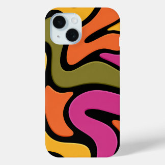 Abstracte kleur golf telefoonhoesje.