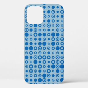 Abstracte kleur Halftone Stippen generatieve art b iPhone 12 Hoesje