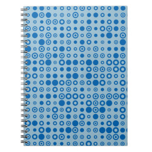 Abstracte kleur Halftone Stippen generatieve art b Notitieboek