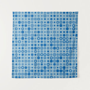 Abstracte kleur Halftone Stippen generatieve art b Wandkleed