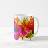 Abstracte Kleur Splash 11 oz Mok (Voorkant rechts)