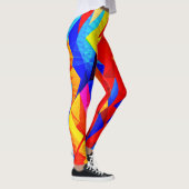 Abstracte kleur symfonie leggings (Rechts)