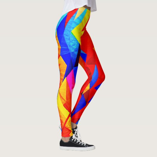 Abstracte kleur symfonie leggings (Rechts)