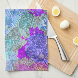 Abstracte kleuren 2 theedoek