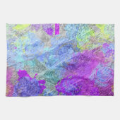 Abstracte kleuren 2 theedoek (Horizontaal)