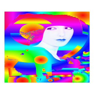 Abstracte Kleuren Droom Foto Afdruk