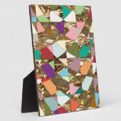 Abstracte kleuren Gold Foil Fotoplaat (Zijkant)