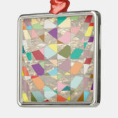 Abstracte kleuren goud metalen ornament (Links)