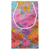 Abstracte kleuren klein cadeauzakje (Achterkant)