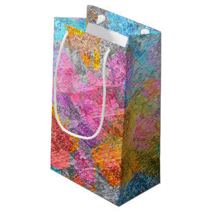 Abstracte kleuren klein cadeauzakje