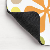 Abstracte kleuren met grote drijvers Retro Muismat (Hoek)