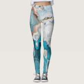 Abstracte kleuren, prachtige leggings (Voorkant)