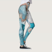 Abstracte kleuren, prachtige leggings (Rechts)