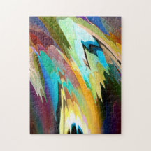 Abstracte kleuren Puzzle