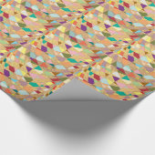 Abstracte kleuren Sun Burst Cadeaupapier (Hoek)