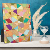 Abstracte kleuren Sun Burst Fotoplaat (Zijkant)