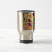 Abstracte kleuren Sun Burst Reisbeker (Center)