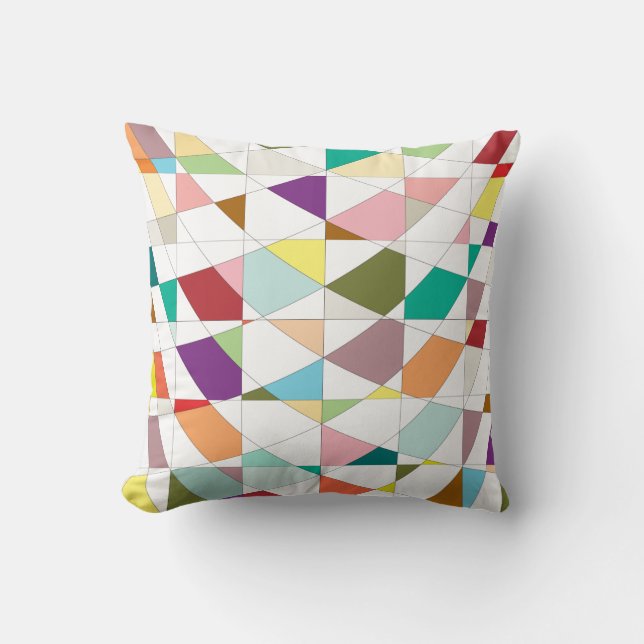 Abstracte kleuren — Tapestry Kussen (Voorkant)