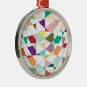 Abstracte kleuren — Tapestry Metalen Ornament (Rechts)