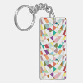 Abstracte kleuren — Tapestry Sleutelhanger (Voorkant Links)