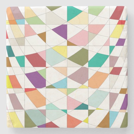 Abstracte kleuren — Tapestry Stenen Onderzetter (Voorkant)