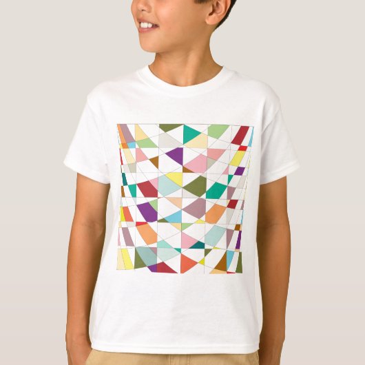 Abstracte kleuren — Tapestry T-shirt (Voorkant)