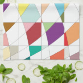 Abstracte kleuren — Tapestry Theedoek (Gevouwen)