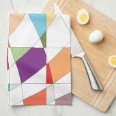 Abstracte kleuren — Tapestry Theedoek (Quarter Fold)