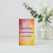 Abstracte kleuren van de zomerzon visitekaartje (Staand voorkant)