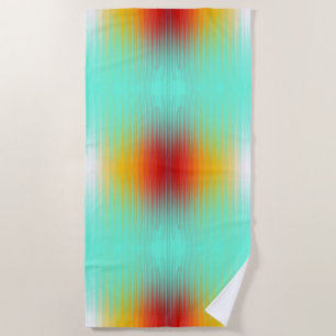Abstracte kleuren van het plasma-veld bij het teru strandlaken